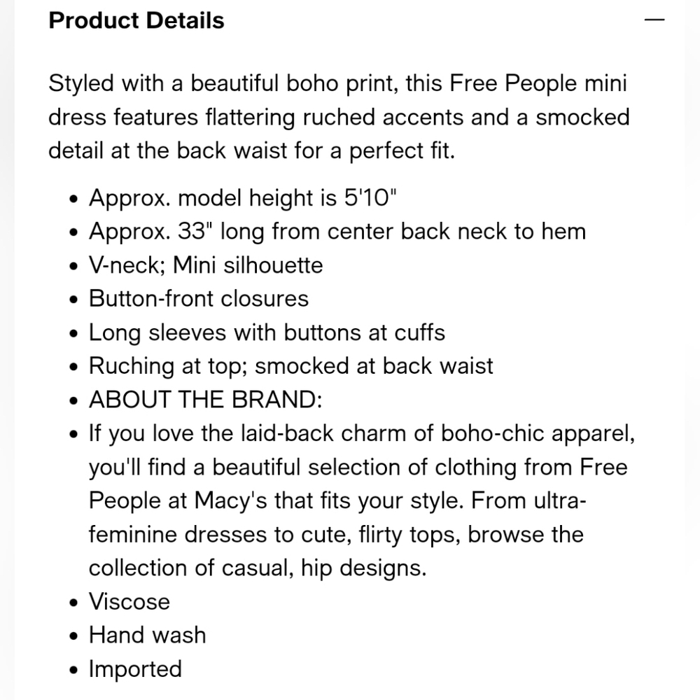 ❤️ FREE PEOPLE DATE NIGHT MINI DRESS, MOONLIGHT COMBO, SMALL - Picture 13 of 13